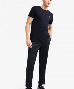 Fred Perry Twin Tipped T-shirt Navy