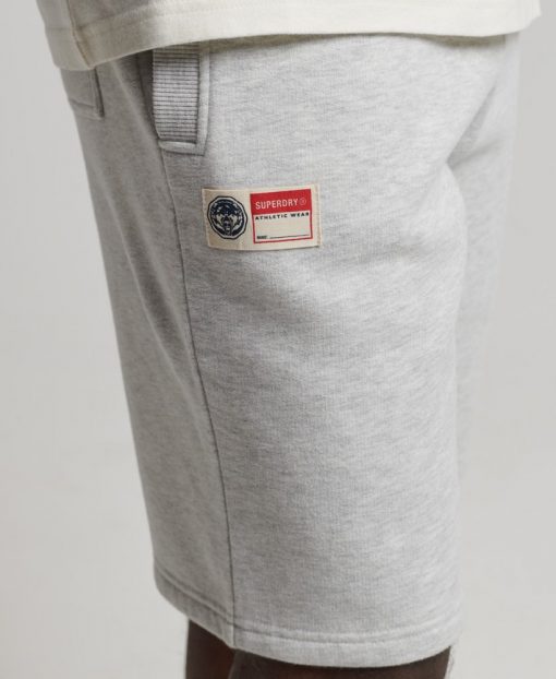 Superdry Vintage Athletic Shorts Glacier Grey Marl