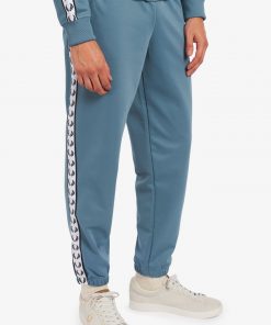 Fred Perry Taped Track Pants Ash Blue