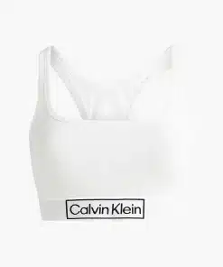 Calvin Klein Reimagine Heritage Unlined Bralette White