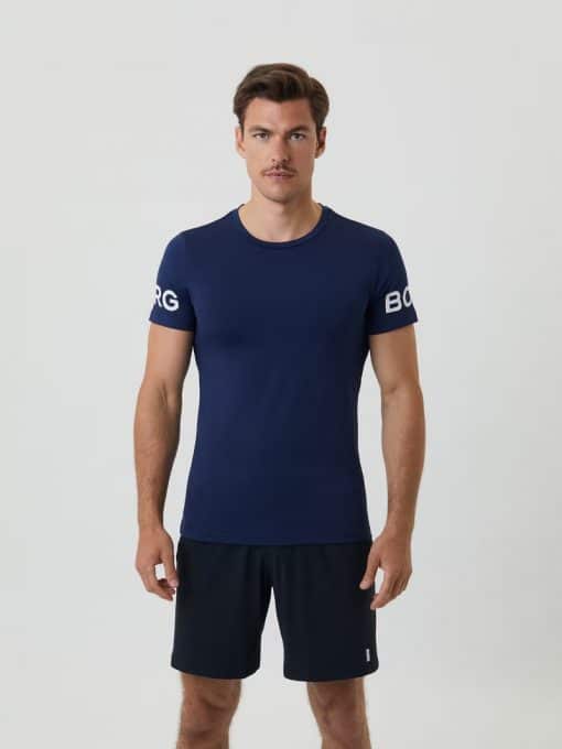 Björn Borg 3-Pack T-shirt Black/Blue