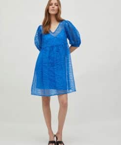 Vila Zebra 2/4 Dress French Blue