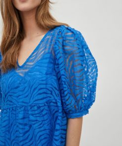 Vila Zebra 2/4 Dress French Blue