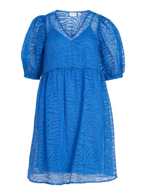 Vila Zebra 2/4 Dress French Blue