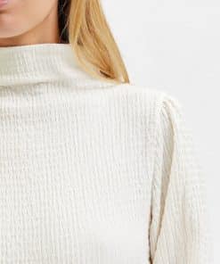 Selected Femme Bea Ls Top White