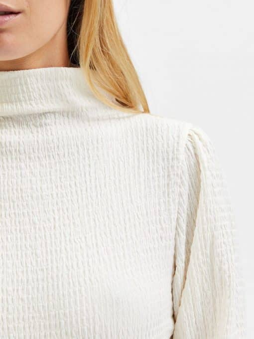 Selected Femme Bea Ls Top White