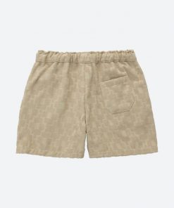 OAS Beige Machu Terry Shorts