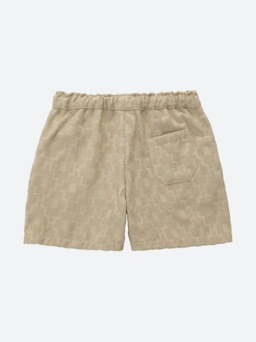 OAS Beige Machu Terry Shorts