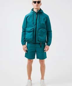 J.Lindeberg Jamis Crinkle Packable Jacket Deep Lake