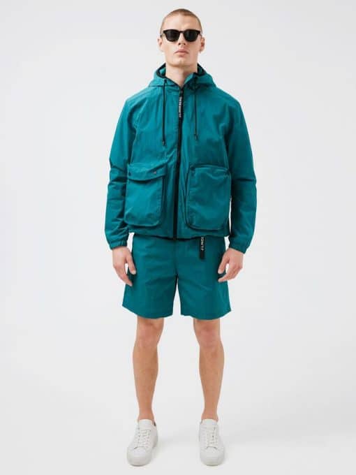 J.Lindeberg Jamis Crinkle Packable Jacket Deep Lake
