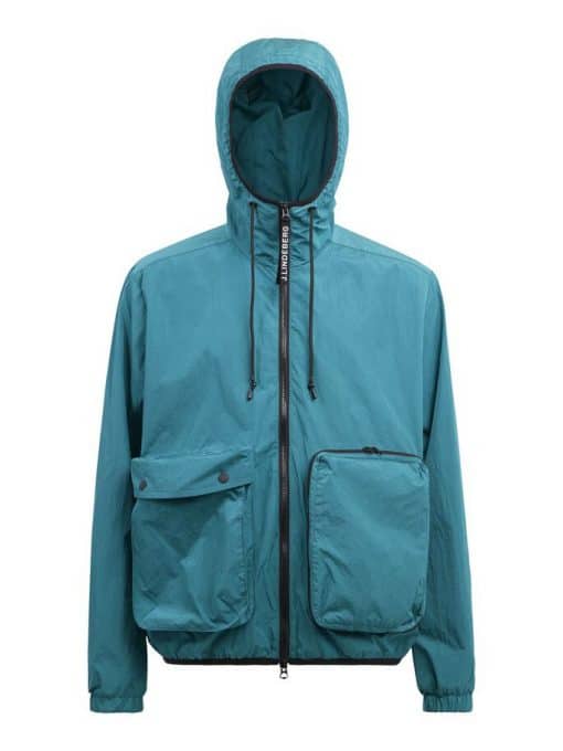J.Lindeberg Jamis Crinkle Packable Jacket Deep Lake
