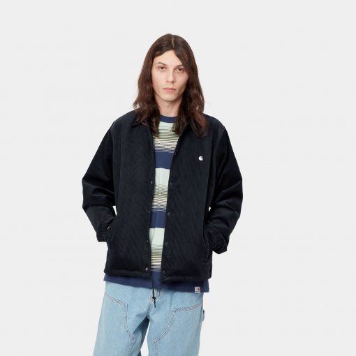 Carhartt Corduroy Coach Jacket Dark Navy