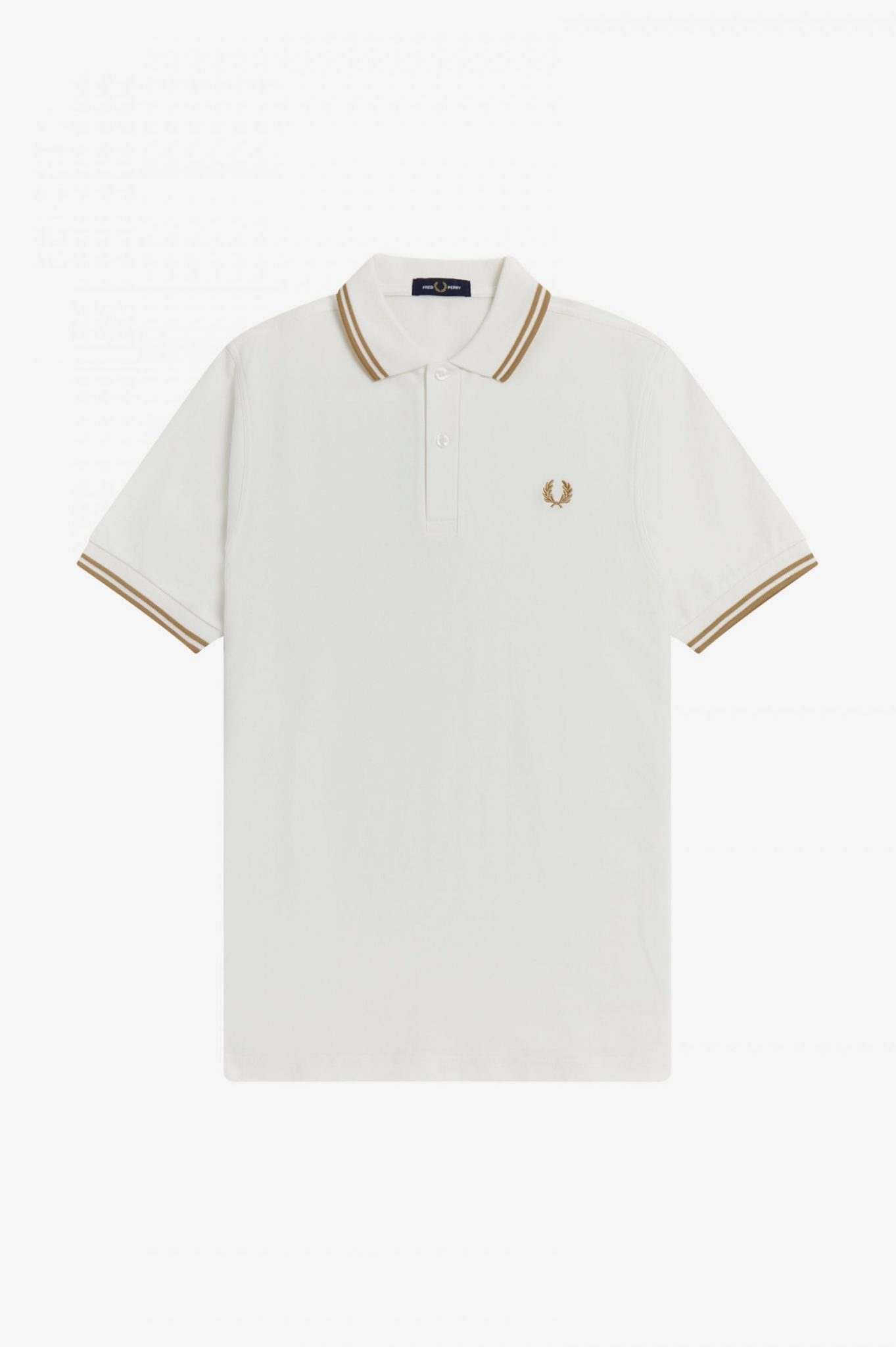 Buy Fred Perry M3600 Pique Snow White/Desert - Scandinavian