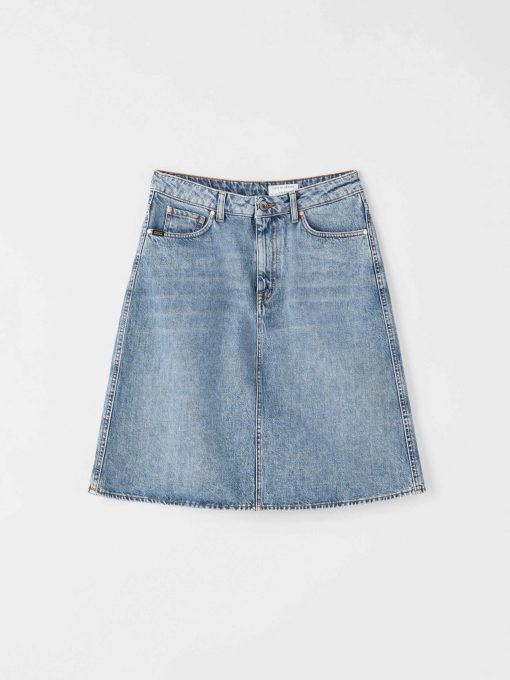 Tiger of Sweden Liz Denim Skirt Medium Blue