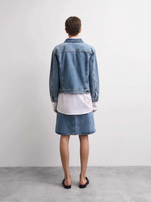 Tiger of Sweden Liz Denim Skirt Medium Blue