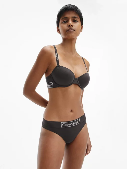 Calvin Klein Reimagine Heritage Thong Black