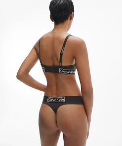 Calvin Klein Reimagine Heritage Thong Black