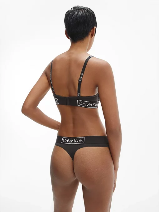 Calvin Klein Reimagine Heritage Thong Black