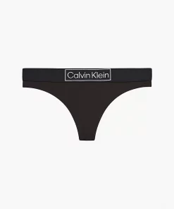 Calvin Klein Reimagine Heritage Thong Black