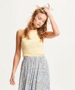 Knowledge Cotton Apparel Racer Rib Top Impala