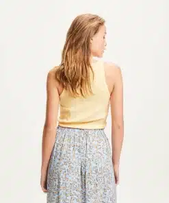 Knowledge Cotton Apparel Racer Rib Top Impala