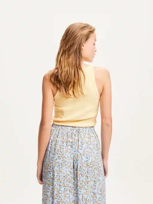 Knowledge Cotton Apparel Racer Rib Top Impala