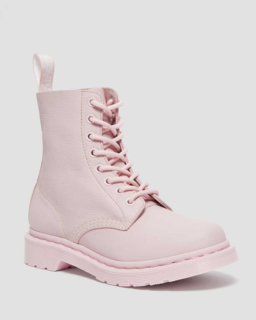 Buy Dr. Martens 1460 Pascal Mono Virginia Boots Pink Scandinavian Fashion Store