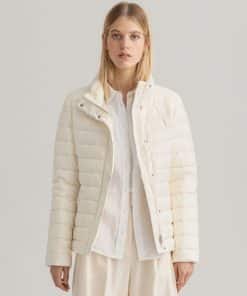Gant Woman Light Down Jacket Cream