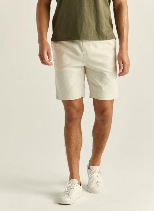 Morris Stockholm Winward Linen Shorts Off White