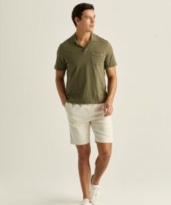 Morris Stockholm Winward Linen Shorts Off White