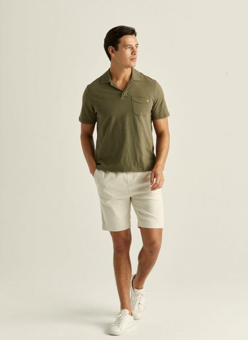 Morris Stockholm Winward Linen Shorts Off White