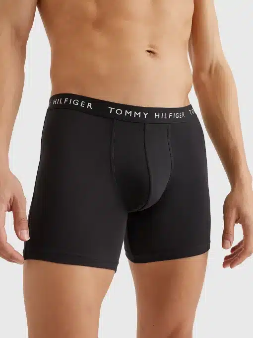 Tommy Hilfiger 3-Pack Essential Boxer Briefs Black