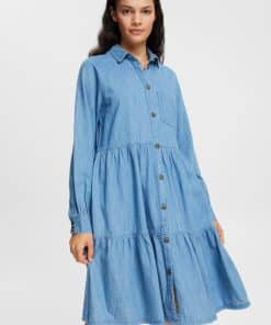 Esprit Denim Dress Blue Medium Wash