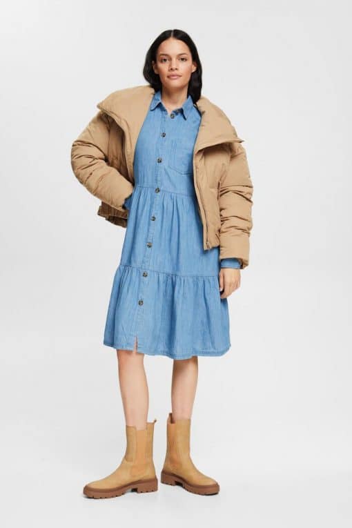 Esprit Denim Dress Blue Medium Wash