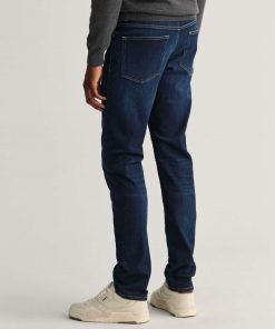 Gant Maxen Active Recover Jeans Dark Blue Worn In