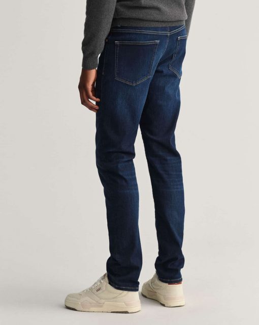 Gant Maxen Active Recover Jeans Dark Blue Worn In