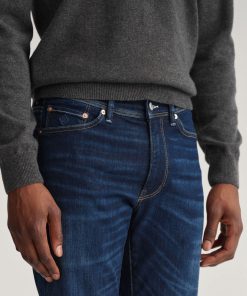Gant Maxen Active Recover Jeans Dark Blue Worn In