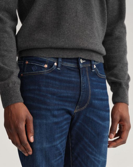 Gant Maxen Active Recover Jeans Dark Blue Worn In