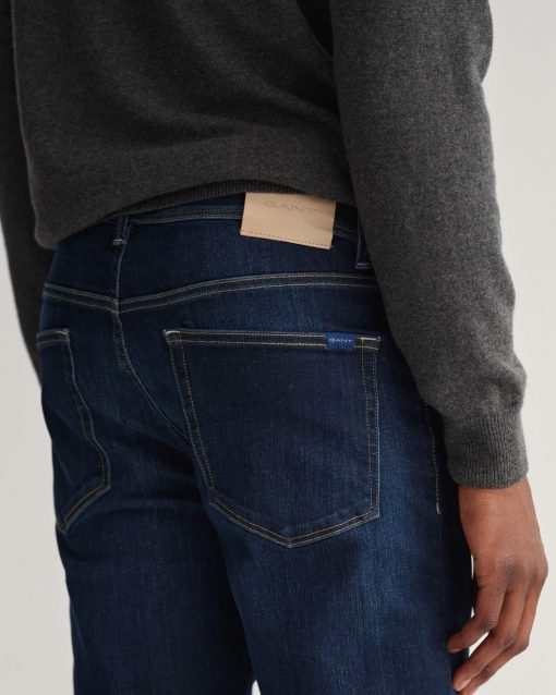 Gant Maxen Active Recover Jeans Dark Blue Worn In