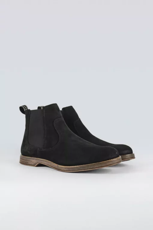 Sneaky Steve Risty Suede Shoe Black