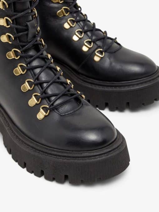 Bianco Biagarbi Hiking Boots Crust Black