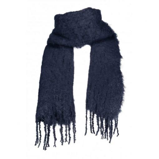 Balmuir Aurora Kid Mohair Scarf Midnight