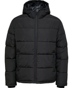 Selected Homme Harry Puffer Jacket Black