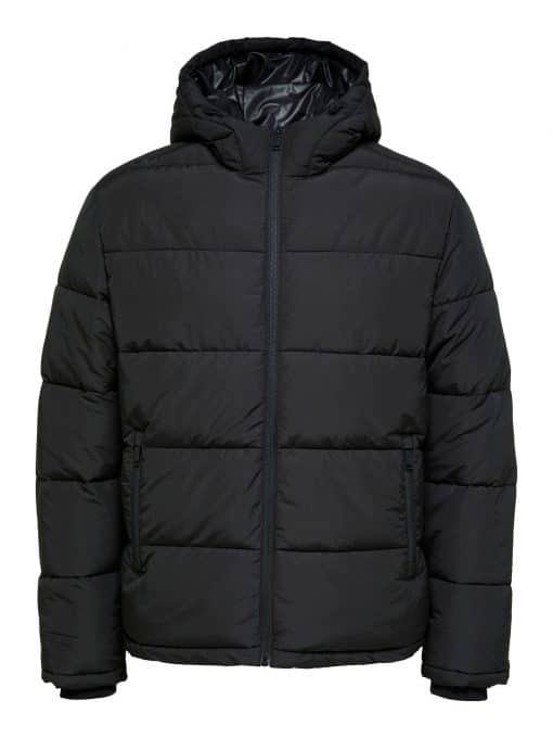 Selected Homme Harry Puffer Jacket Black