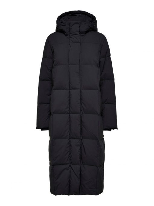 Selected Femme Nita Long Coat Black