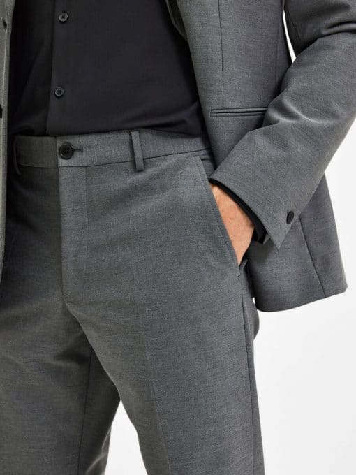 Selected Homme Josh Pants Grey