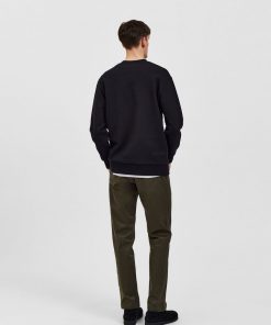 Selected Homme Relax Hoffman Crew Neck Sweat Black