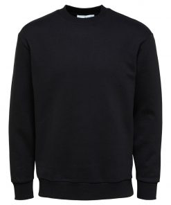Selected Homme Relax Hoffman Crew Neck Sweat Black