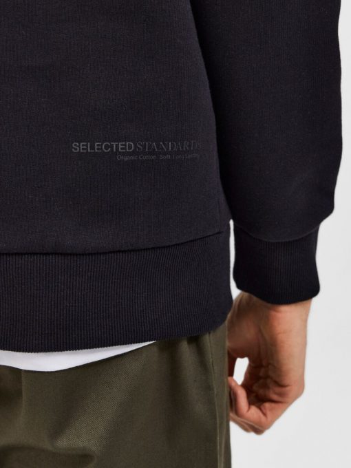 Selected Homme  Relax Hoffman Crew Neck Sweat Black
