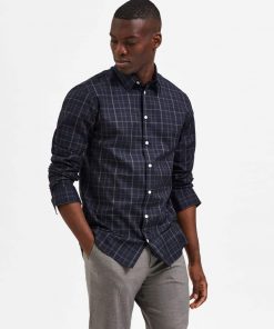 Selected Homme Slim Saturn Shirt Classic Blue
